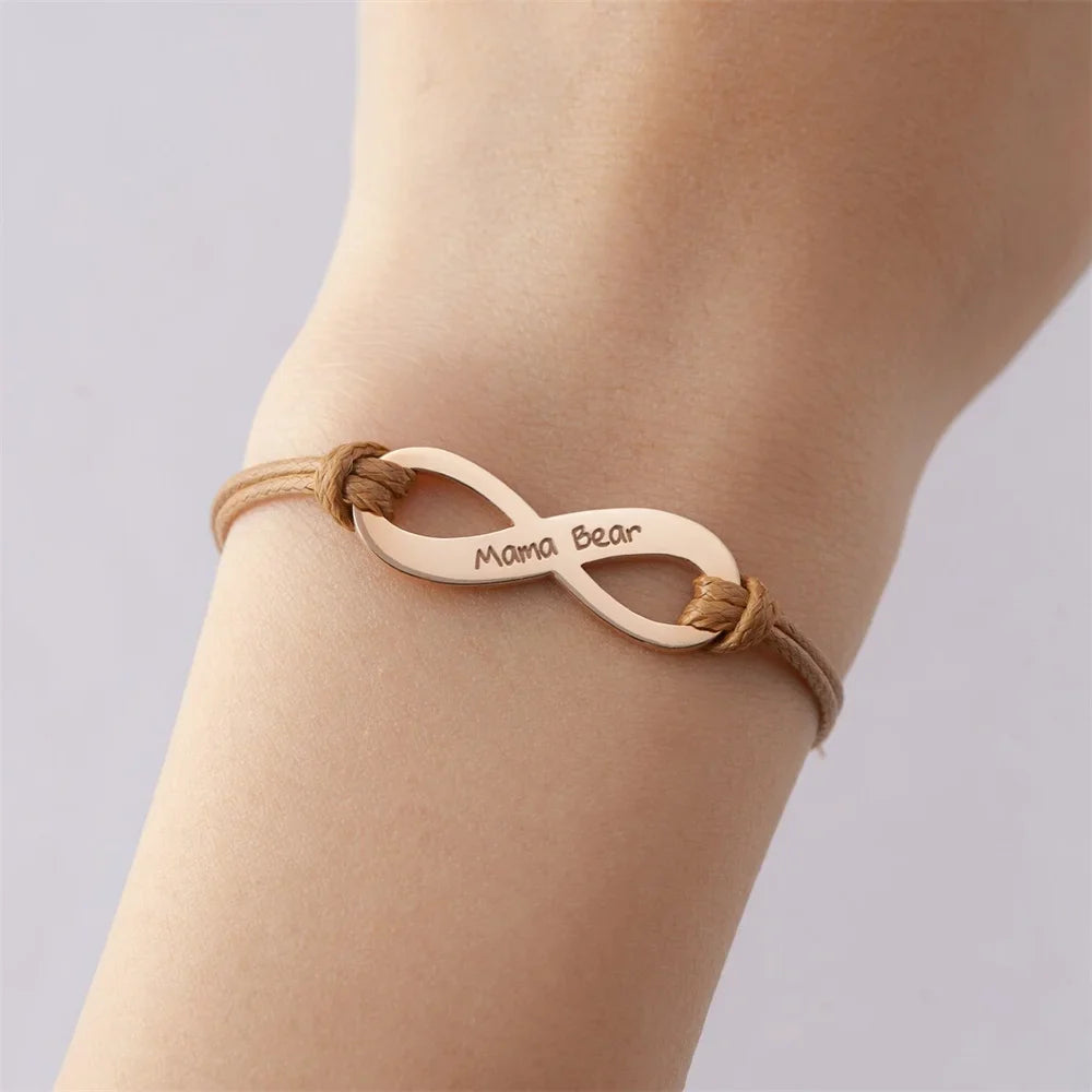Couple Bracelet Personalized Infinity