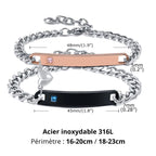 Couple Bracelets Personalized