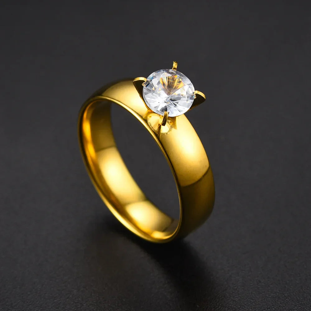 Couple Rings: Solitaire and Alliance