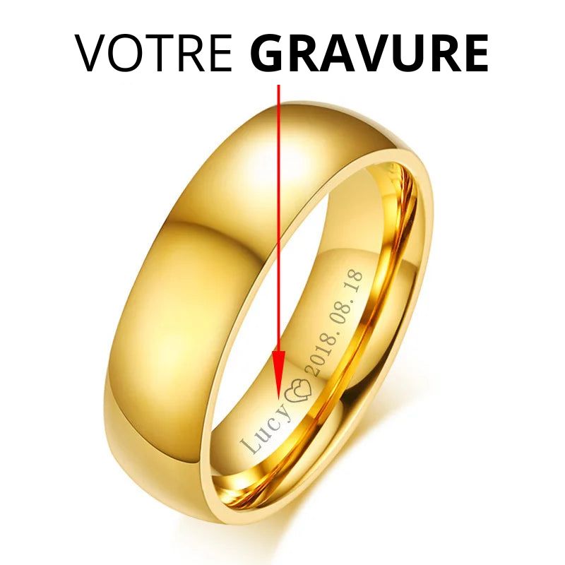 Couple Rings Special Stainless Steel Wedding Bands