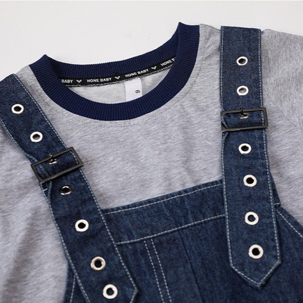 Mother-Daughter Dress Blue Denim Apron