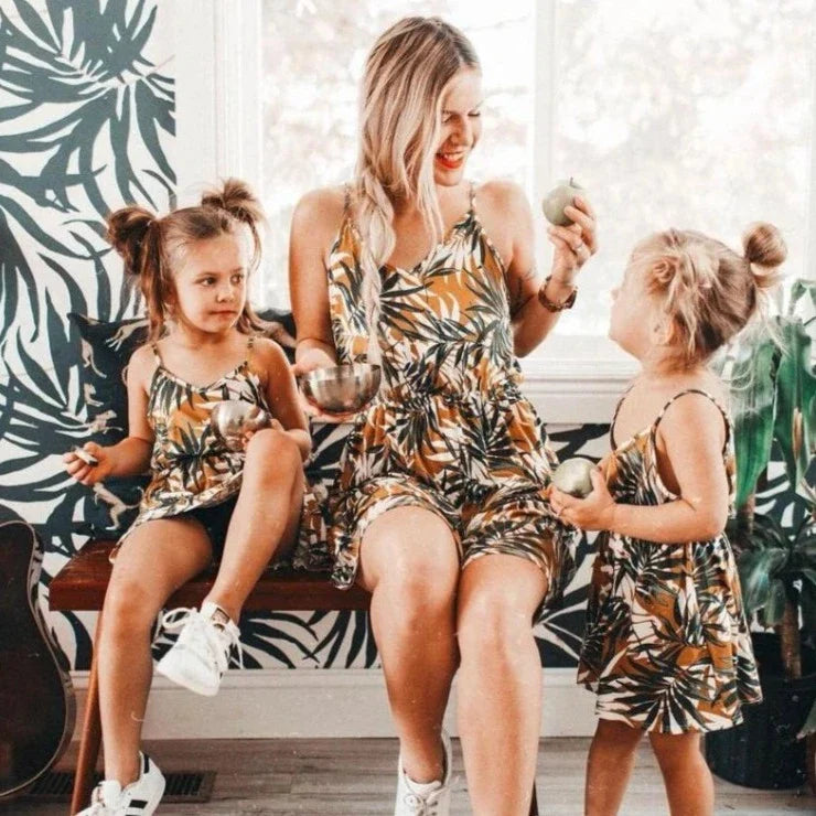 Mother-Daughter Dress for the Forest