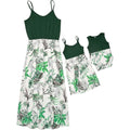 Mother Daughter Dress Green