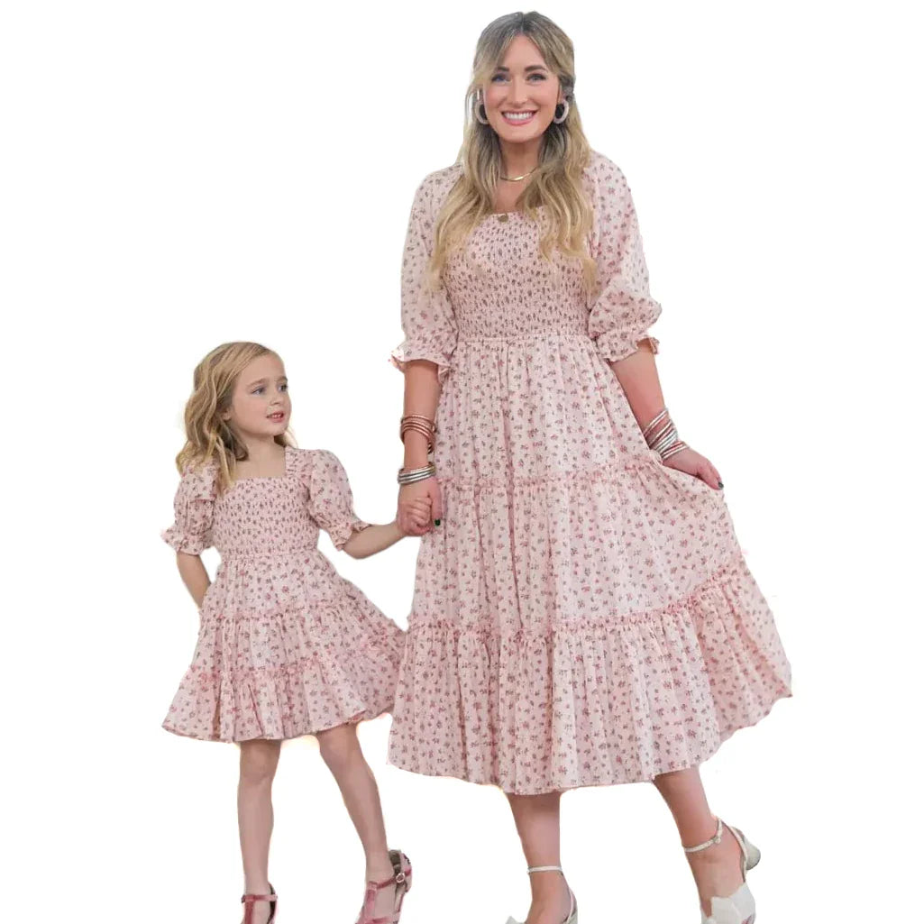 Mother-Daughter Dress Vintage Star